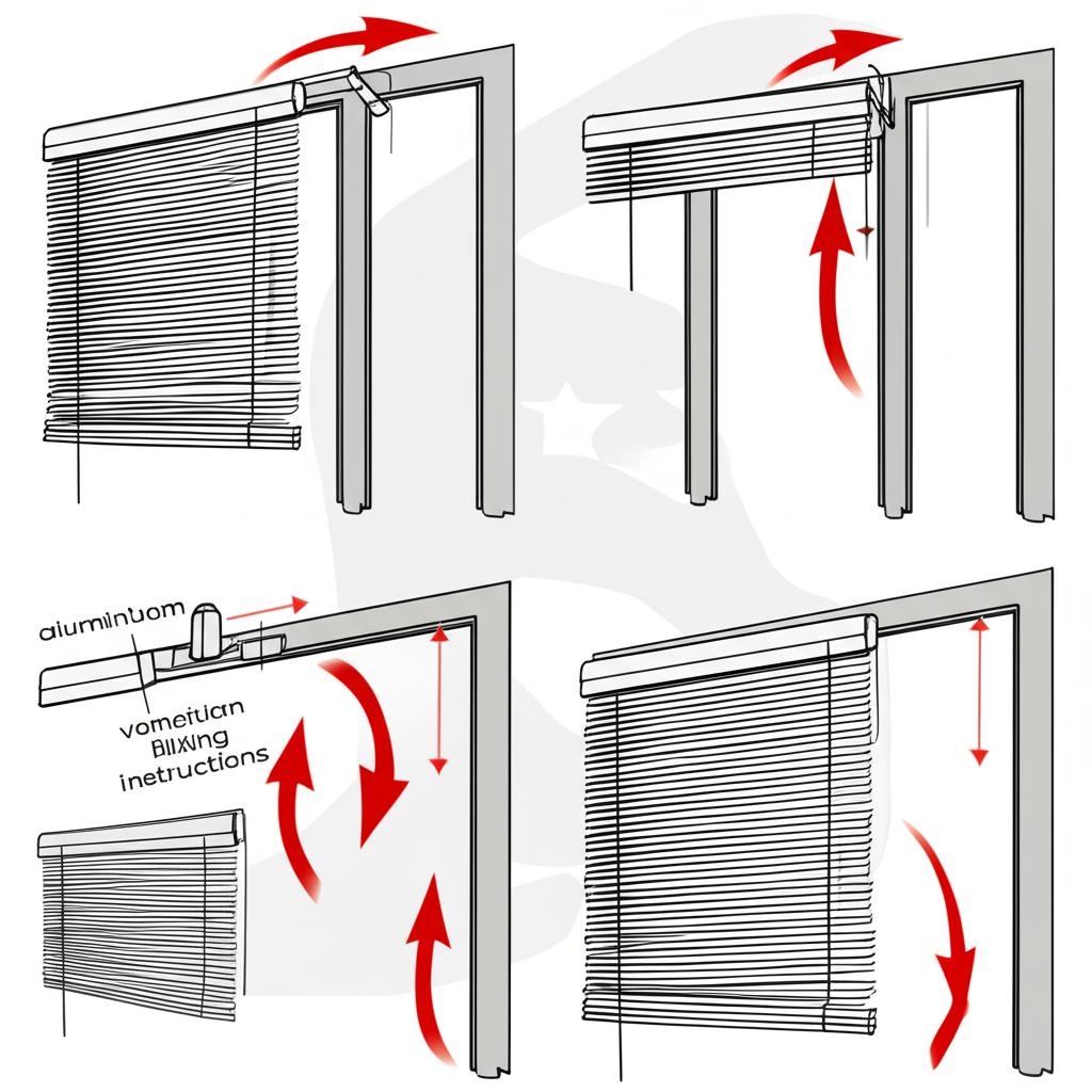 aluminium venetian blinds fitting instructions