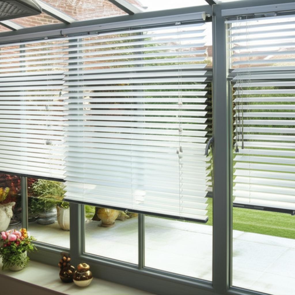 aluminium venetian blinds for conservatory