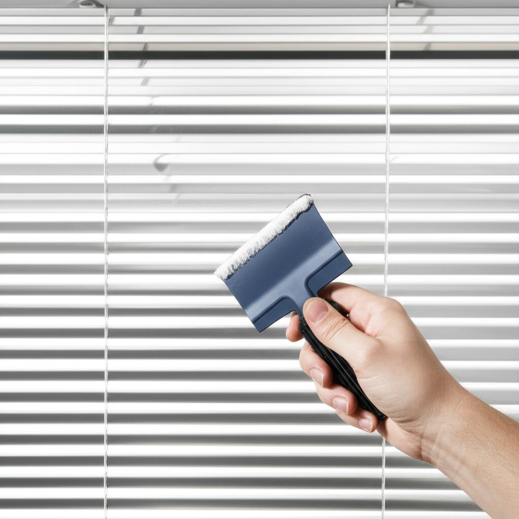 best way to clean aluminium venetian blinds