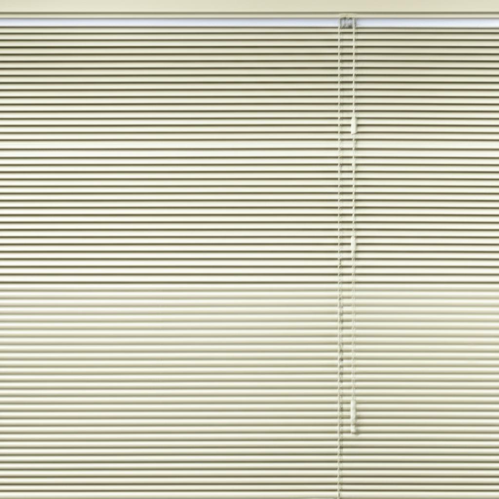cream aluminium venetian blinds